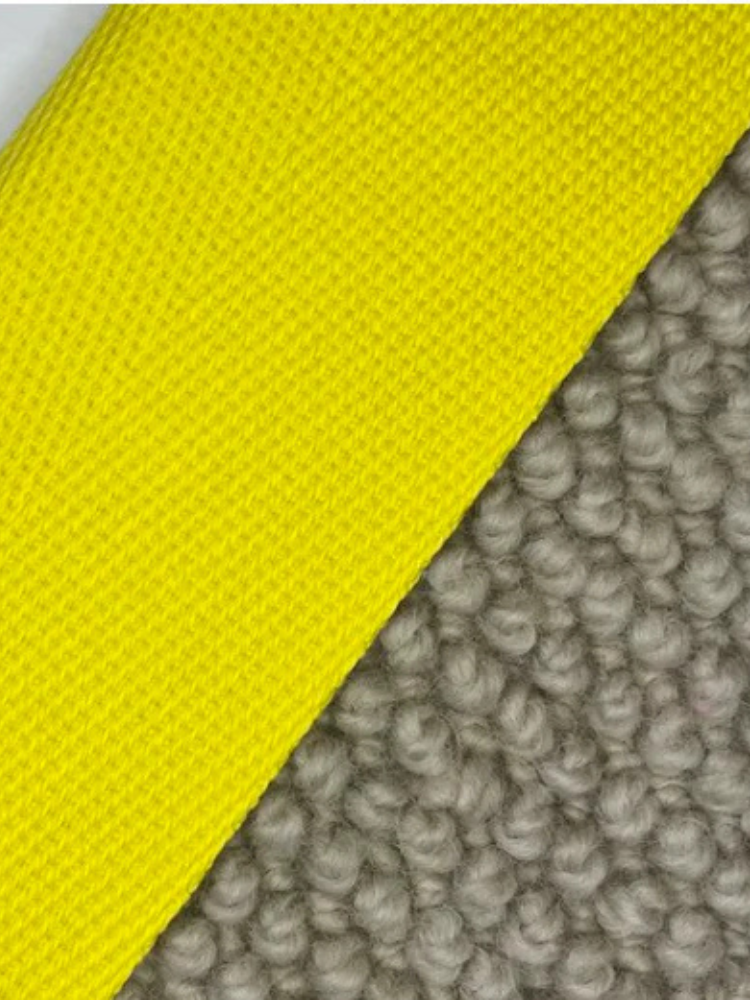 Herringbone Vibrant Yellow Border