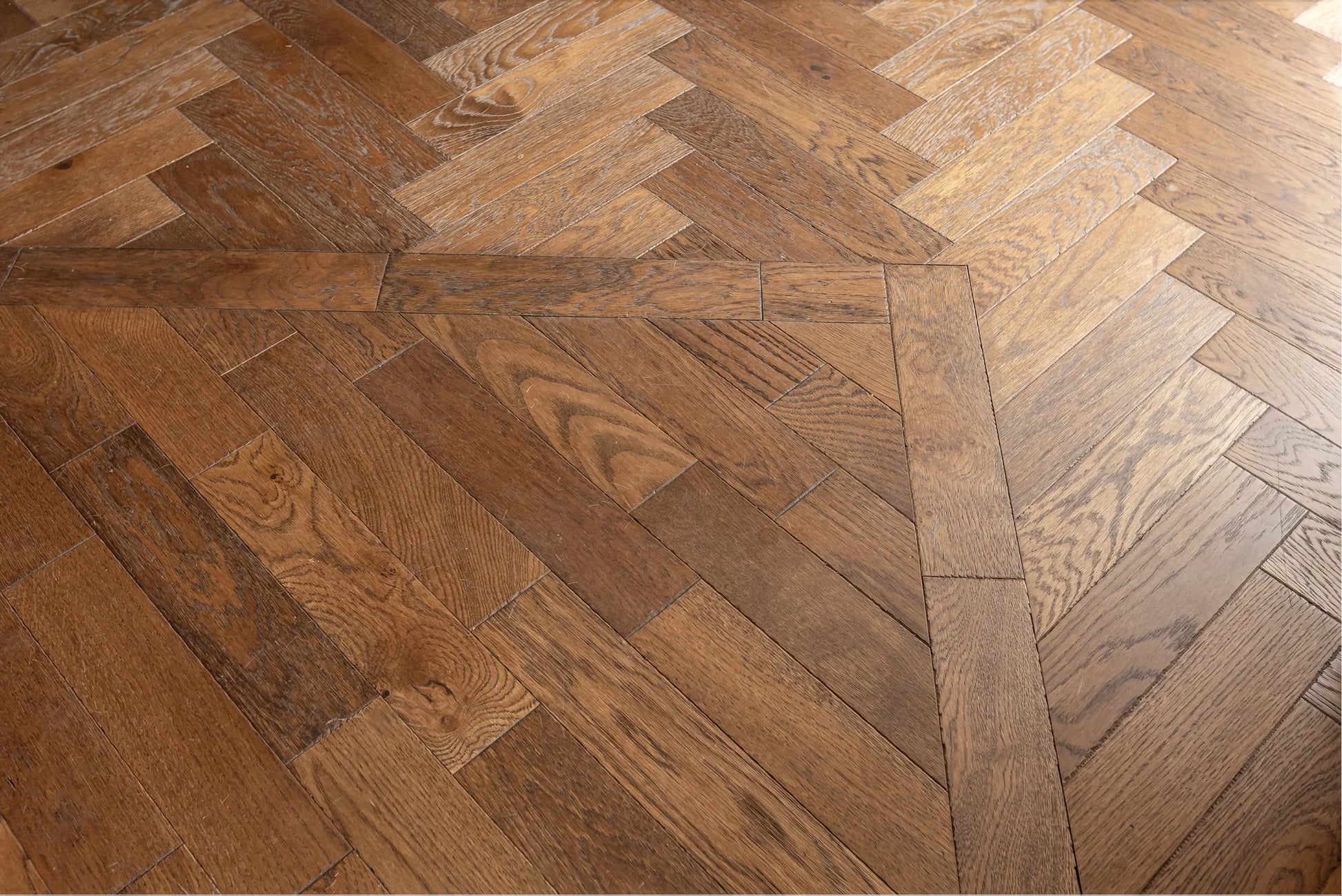 ZB206 Tannery Brown - Herringbone Flooring Floor From V4
