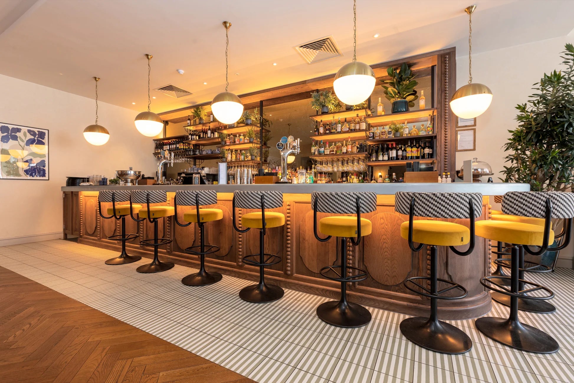 ZB206 Tannery Brown - Herringbone Flooring Floor From V4