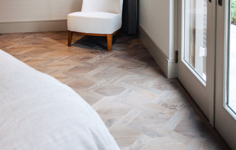 Ted Todd Unfinished Oaks Wood Flooring - Avery Geometric Pattern