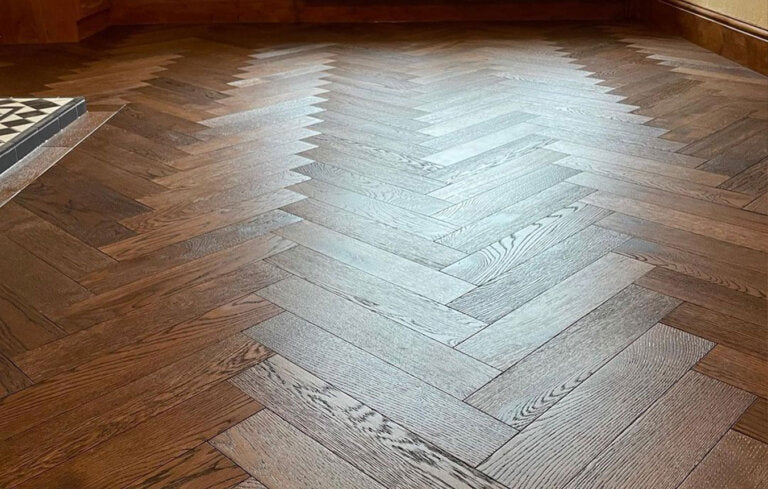 Ted Todd Project Engineered Wood Flooring - Caramel Narrow Herringbone