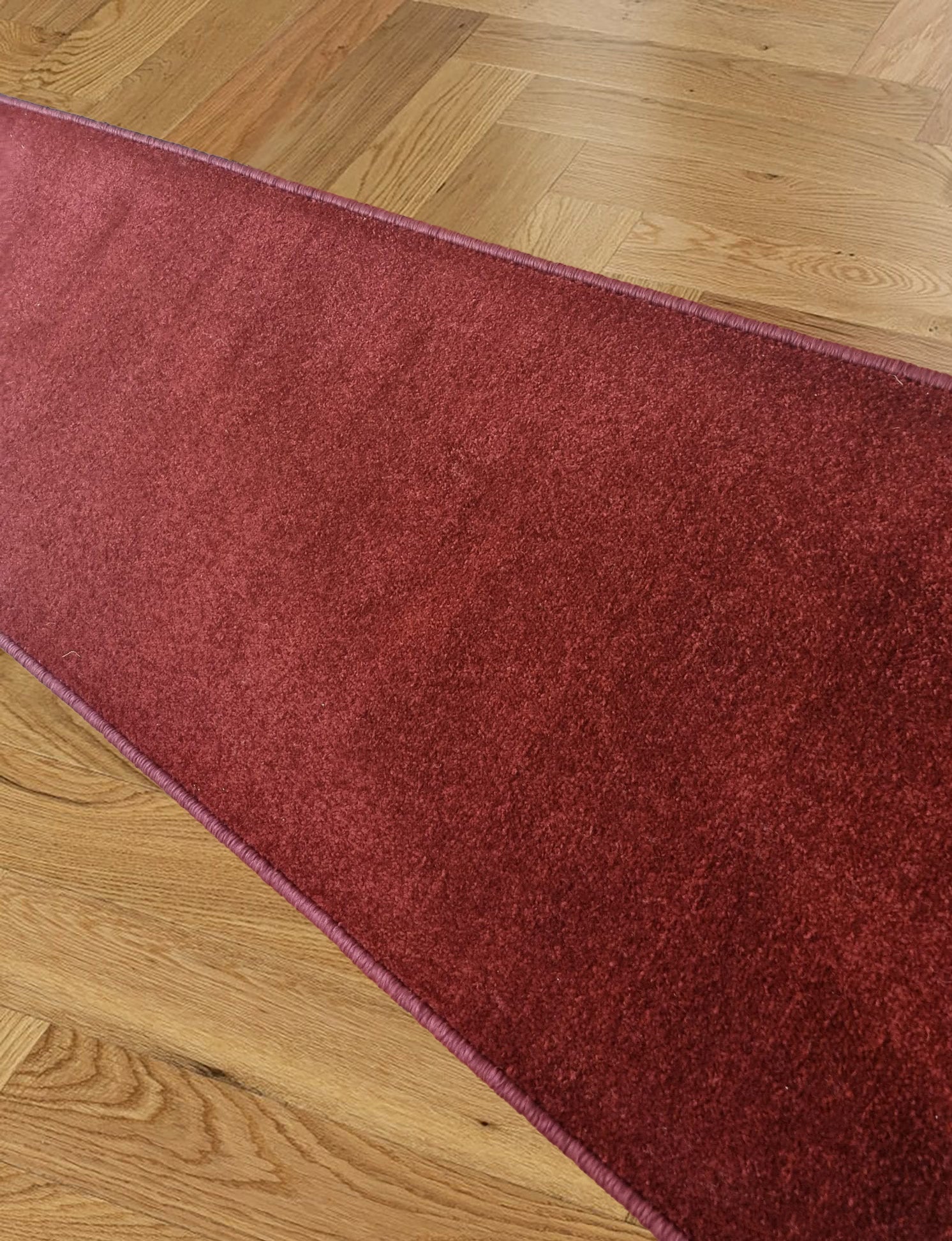 Royal red carpet runner rug, very high quality, hand-made carpet, stain resistant