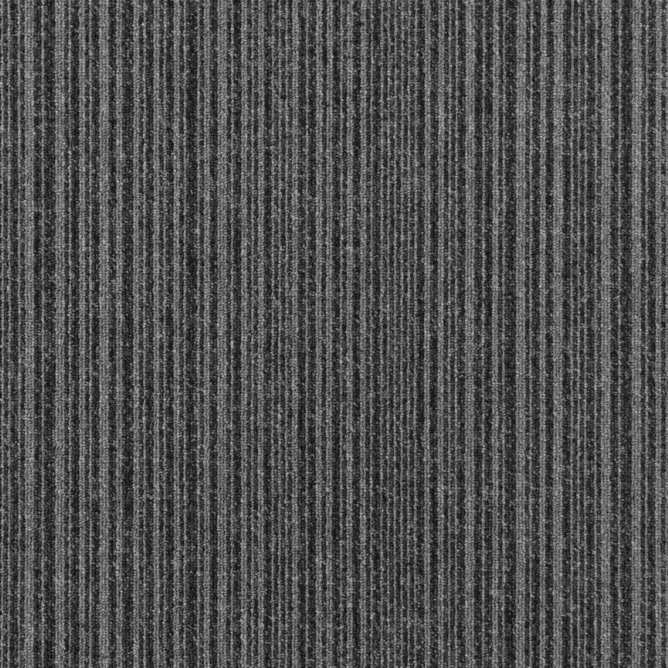 Burmatex go-to 21902 coal grey stripe nylon carpet tiles with 10% discount