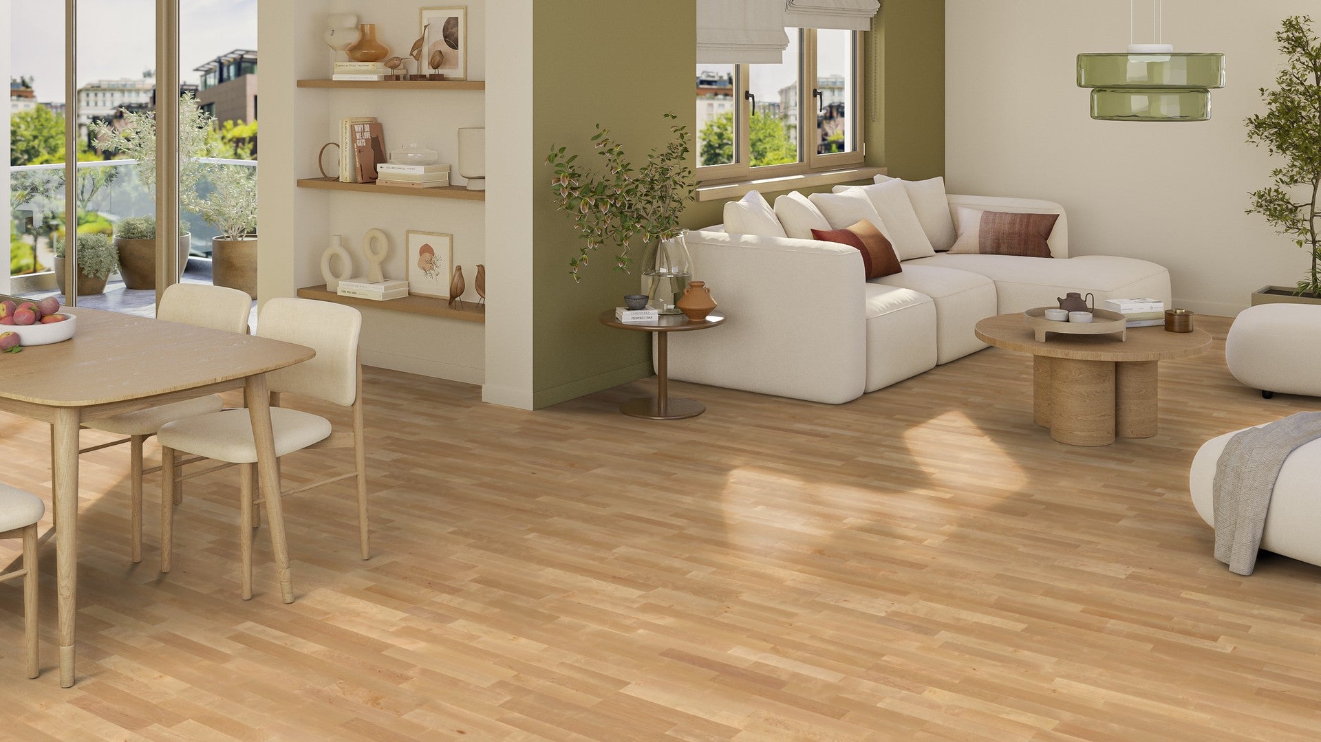 Tarkett Wood Pure birch tres (3-strip)