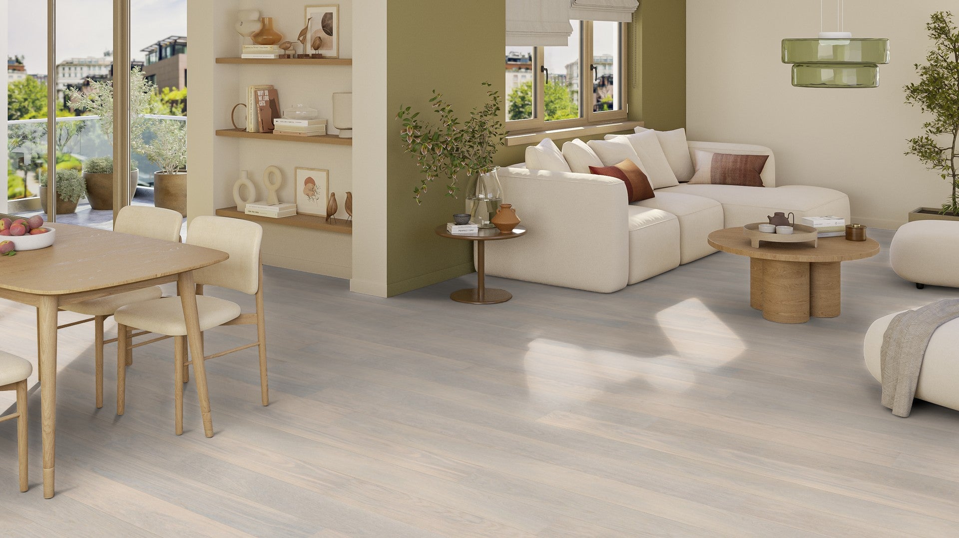 Tarkett Wood Flooring shade oak cotton white plank xt (1-strip)