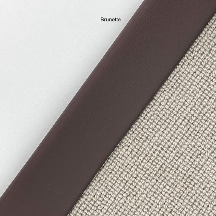 Carpet Binding Edmonton Faux Leather Cotton Brunette Border Tape onto carpet