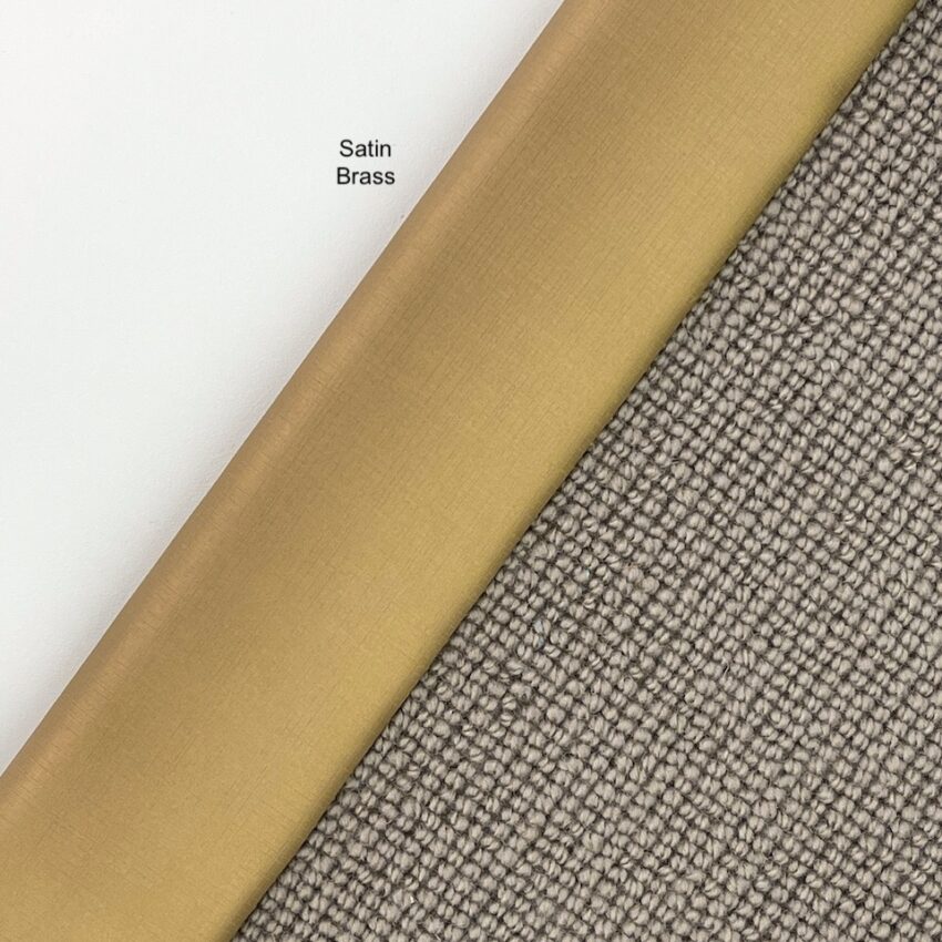 Carpet Binding Metallic Cotton Satin Brass Border Tape onto carpet