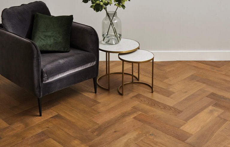 Ted Todd Create Engineered Wood Flooring - Jute Herringbone