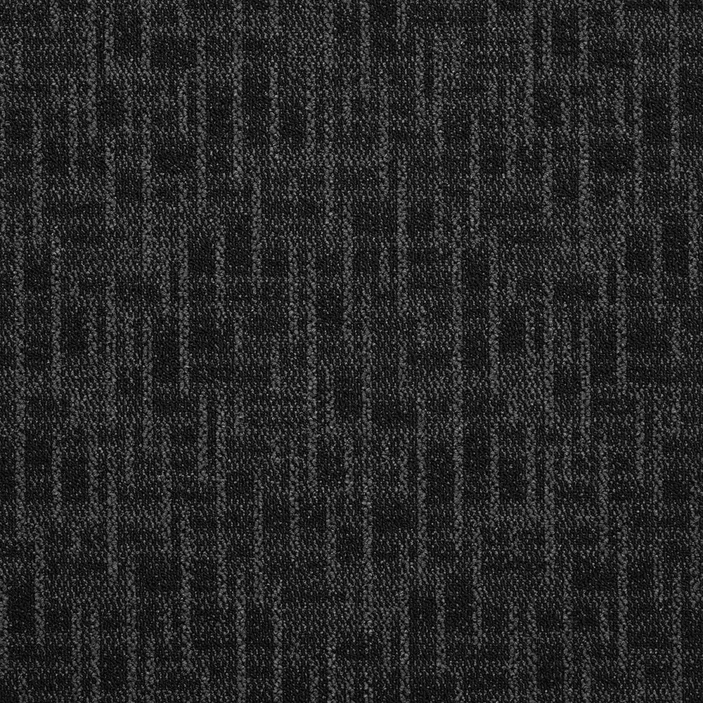 The Floor Hub Wave Carpet Tiles - Lattice Black Buy in the Uk