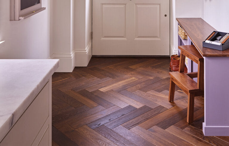 Ted Todd Unfinished Oaks Wood Flooring - Neckar Herringbone