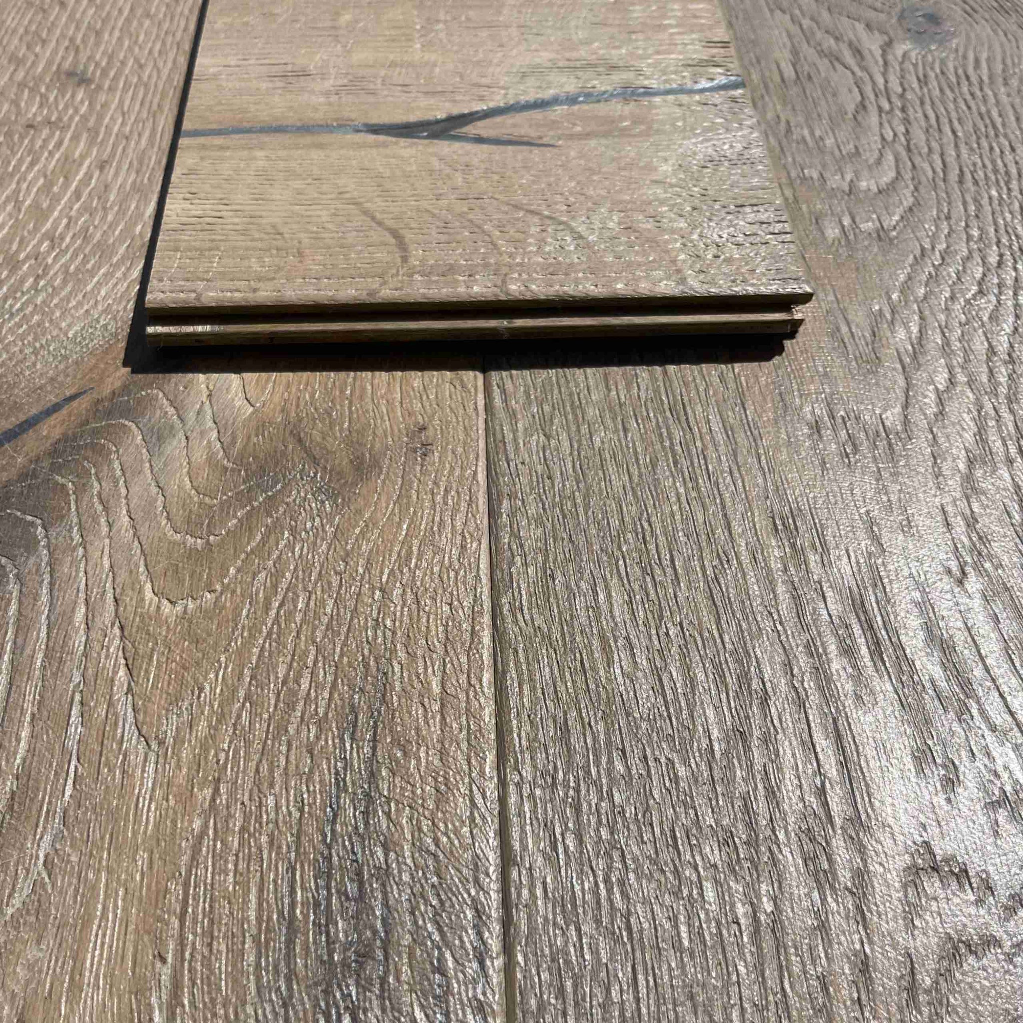 Fenston Carter Wood Flooring Smoked & White Vintage Oak Distressed Hard Wax Oiled