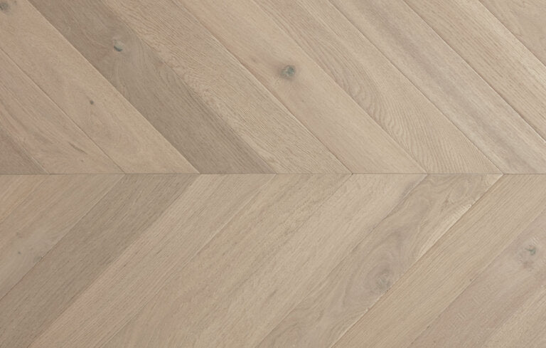 Ted Todd Warehouse Engineered Wood Flooring - Raw Cotton Chevron