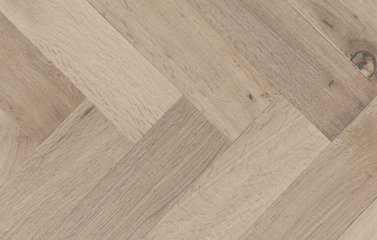 Ted Todd Warehouse Engineered Wood Flooring - Raw Cotton Narrow Herringbone