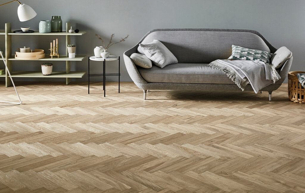 Ted Todd Warehouse Engineered Wood Flooring - Raw Cotton Wide Plank