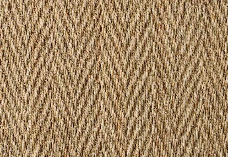 Alternative Flooring Seagrass Fine Herringbone Carpet
