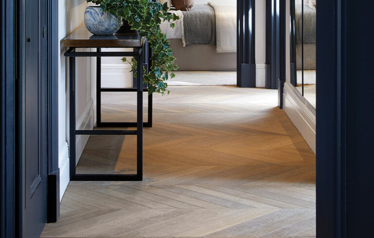 Ted Todd Unfinished Oaks Wood Flooring - Rhine Chevron