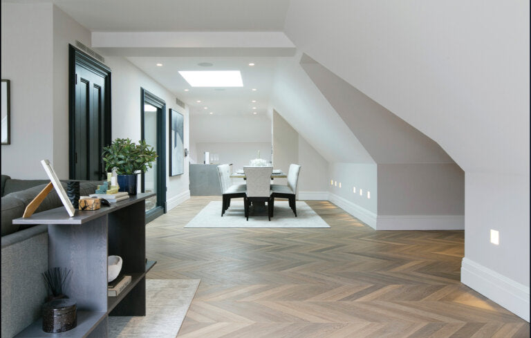 Ted Todd Unfinished Oaks Wood Flooring - Rhine Chevron