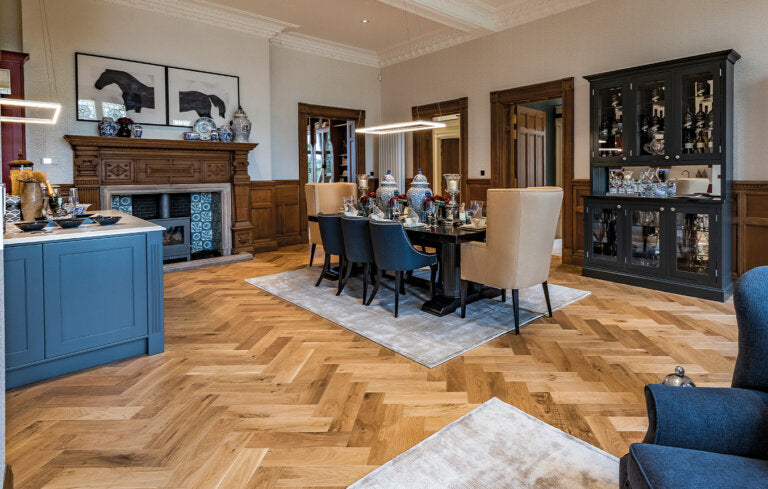 Ted Todd Create Engineered Wood Flooring - Sandbank Herringbone