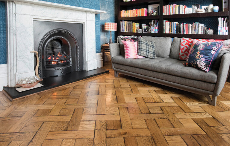 Ted Todd Unfinished Oaks Wood Flooring - Seine Continuous Versailles Pattern