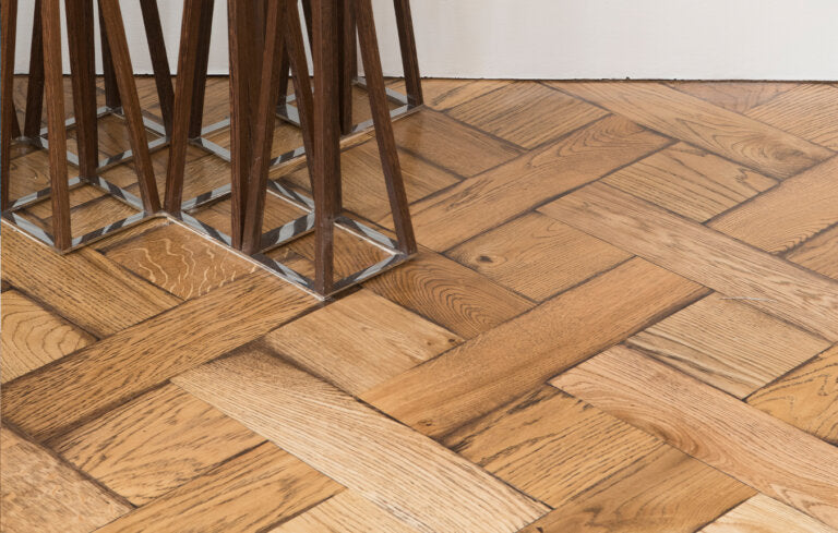 Ted Todd Unfinished Oaks Wood Flooring - Seine Continuous Versailles Pattern