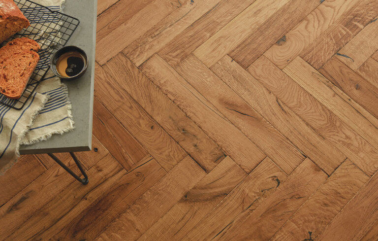 Ted Todd Crafted Textures Wood Flooring - Standen Narrow Herringbone