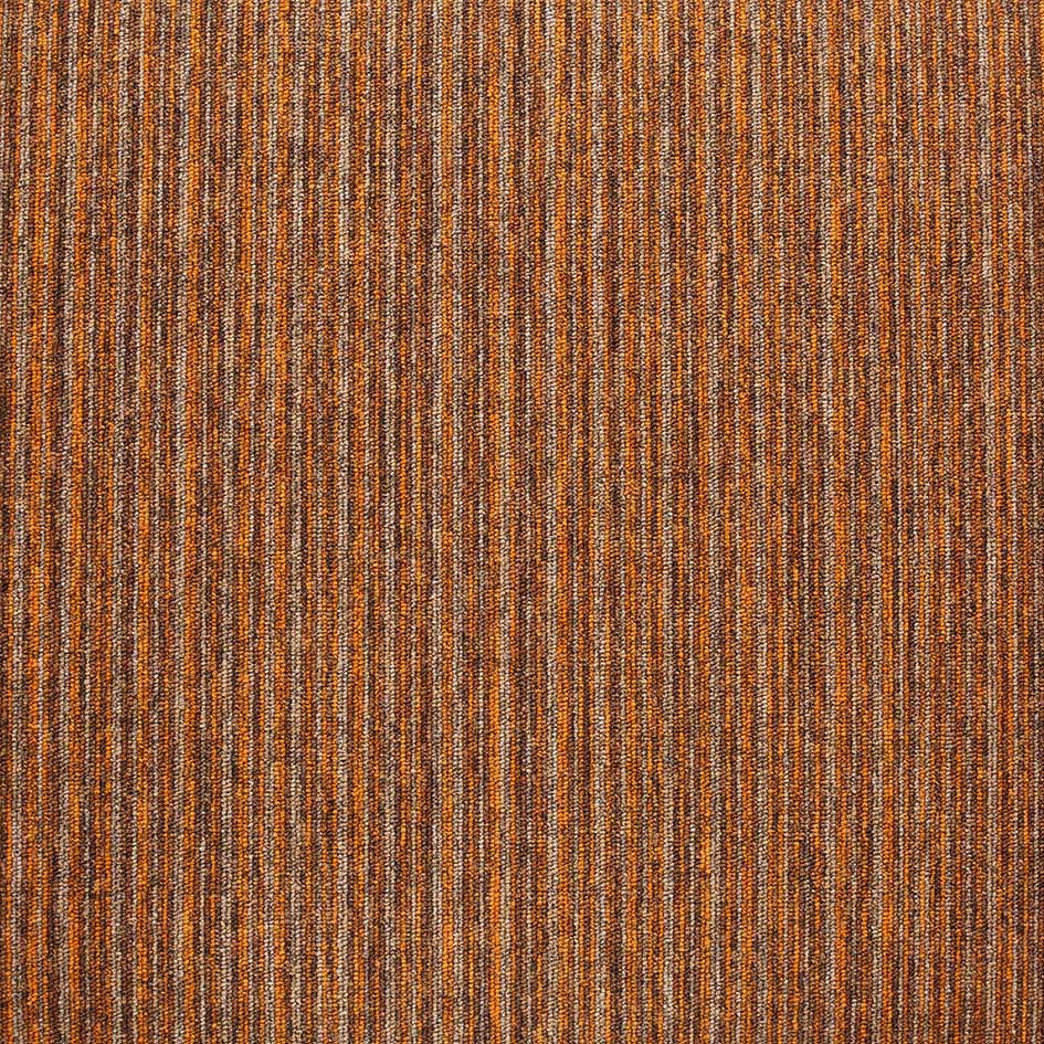 Burmatex Tivoli multiline 20716 volcanic flame Nylon carpet tiles