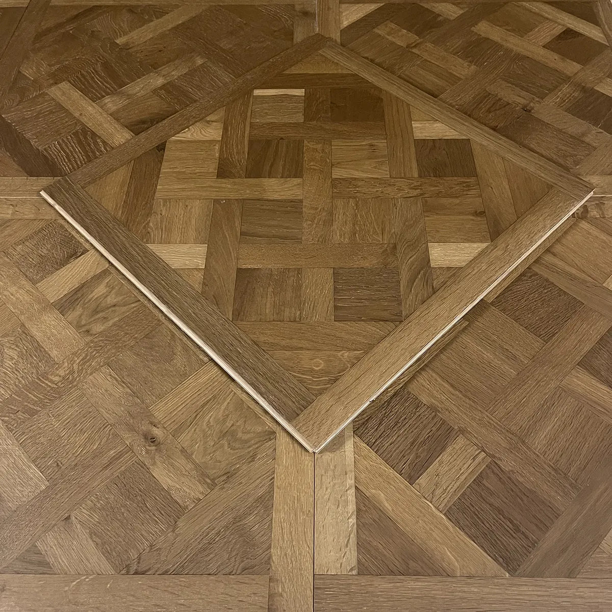 Fenston Carter Wood Flooring Versailles Smoked Oak Floor Panel Brushed & Oiled