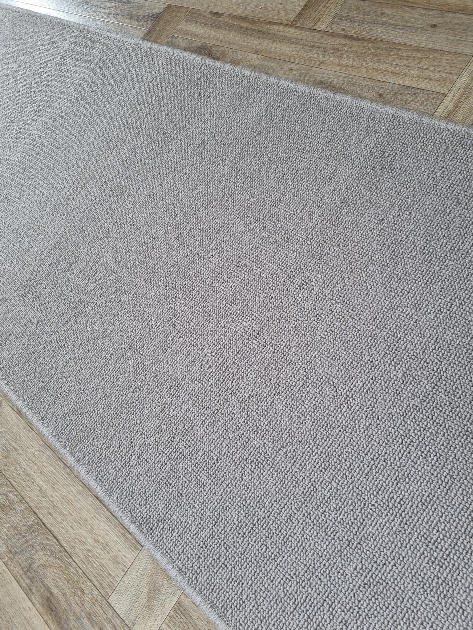 Cormar Pimlico Cement wool loop stair runner with whipped edge (replacement for Avebury)
