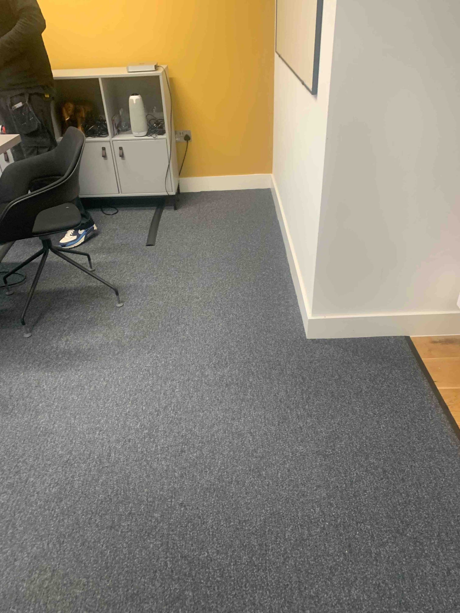 Burmatex go to Coal Grey 21802 nylon carpet tiles. FREE DELIVERY!