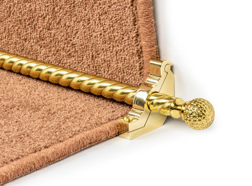 Eastern Promise Dune Stair Rod For Carpet Runners Made Of Hollow Brass