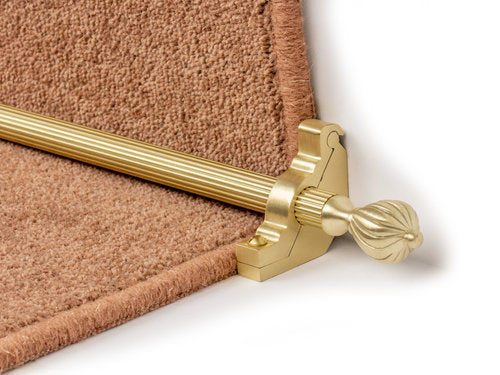 Eastern Promise Cairo stair rod for carpet runners made of hollow brass