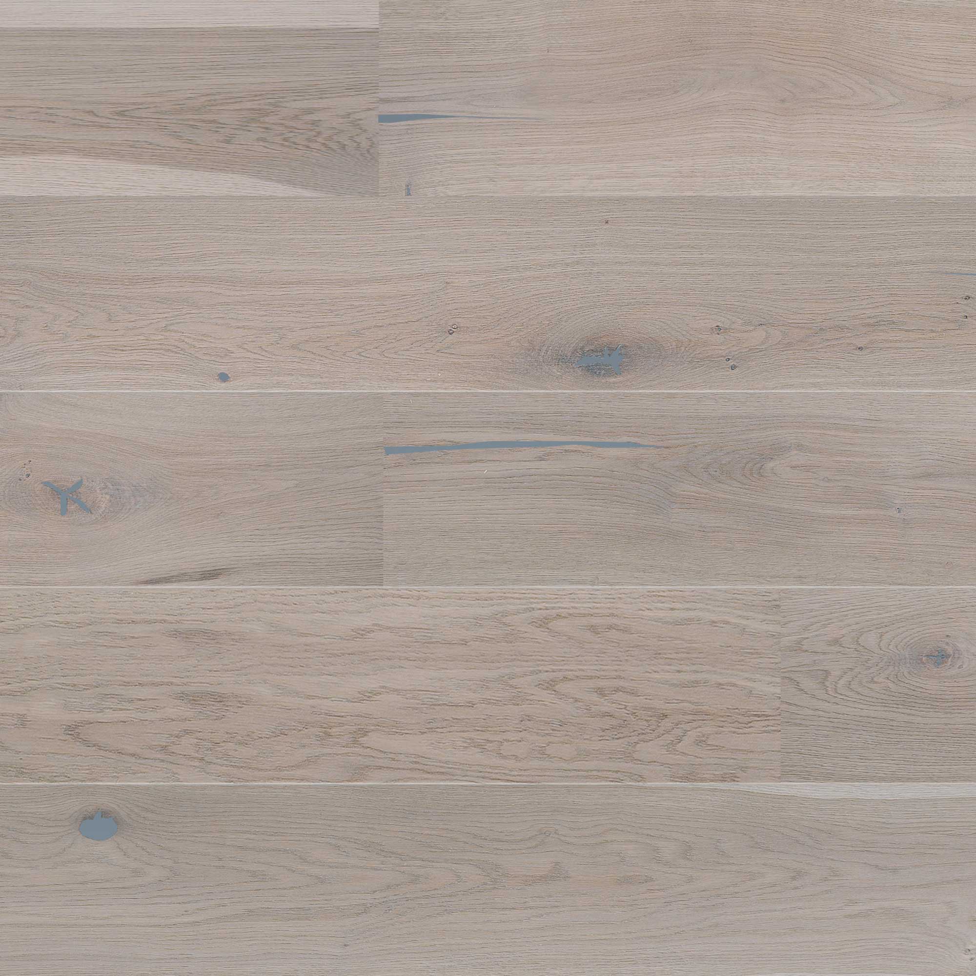 AL106 Marsh Grey Oak - Brushed & Matt Lacquered Rustic Oak Wooden Floor