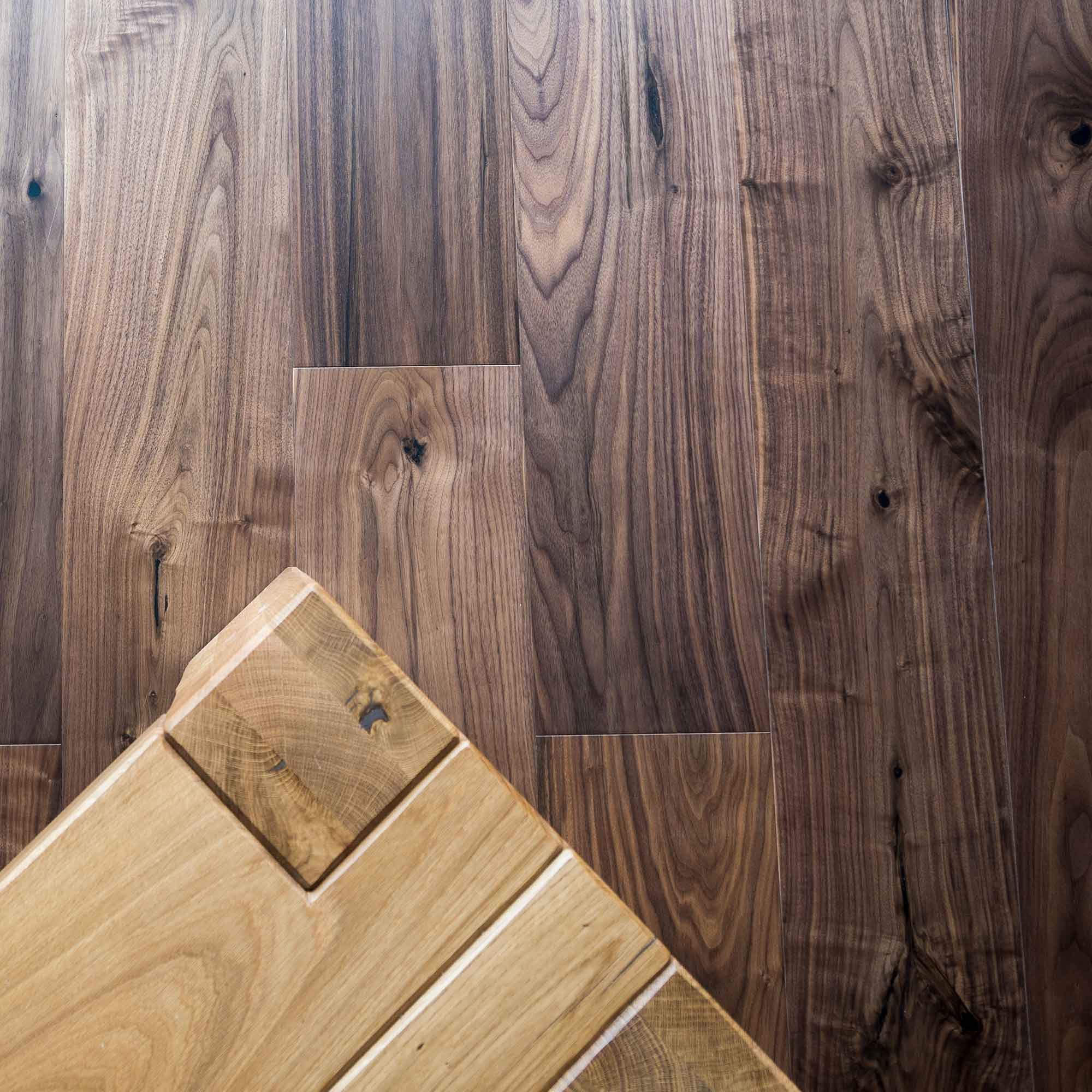 DC205 American Black Walnut - Deco Collection - V4 Oak Wood Flooring