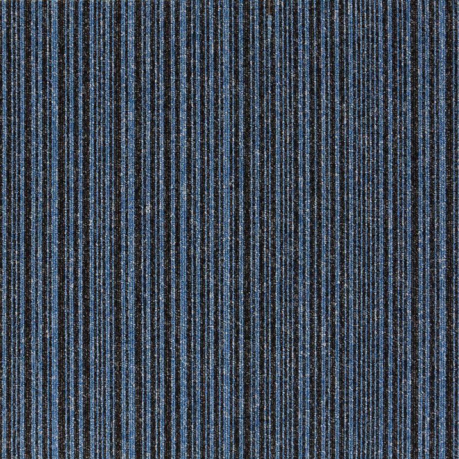 Burmatex go - to Sky Blue Stripe 21910 Nylon carpet tiles