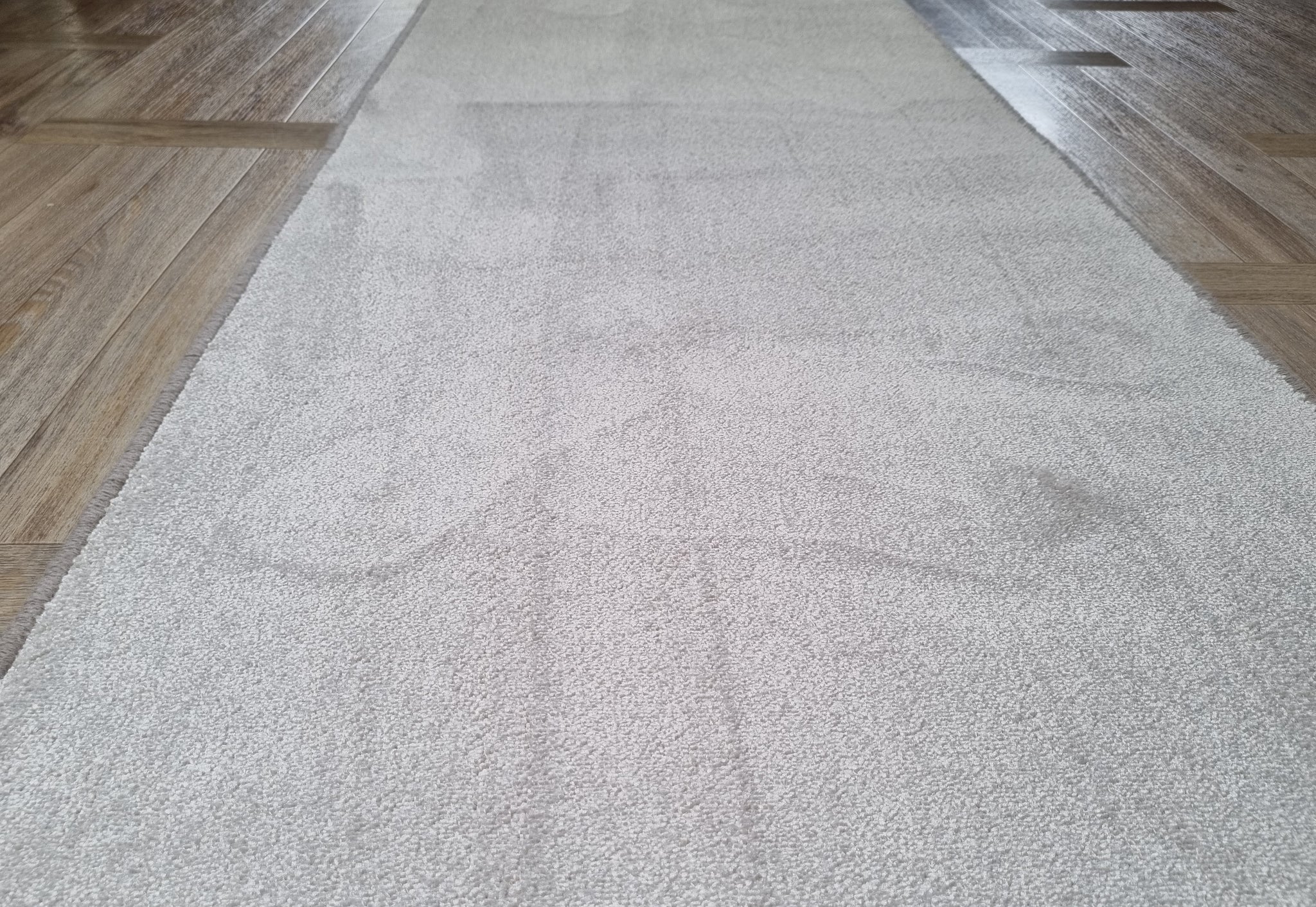 Nylon carpet floor, landing hallway and floor runner rug with whipped border