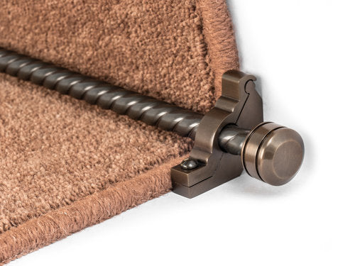 Vision Stair Rods Piston Finials For Stair Runners Made From Hollow Brass