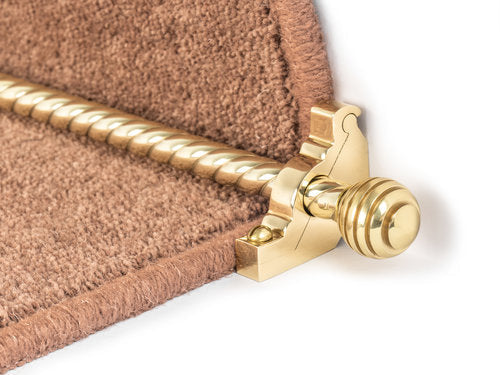 Vision Stair Rods Sphere Finials For Stair Runners Made From Hollow Brass