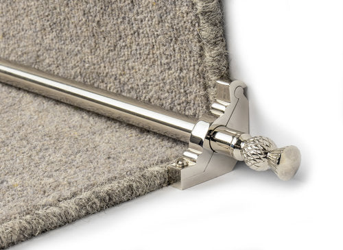 Country Arran stair rods for carpet runner Made from Hollow Brass