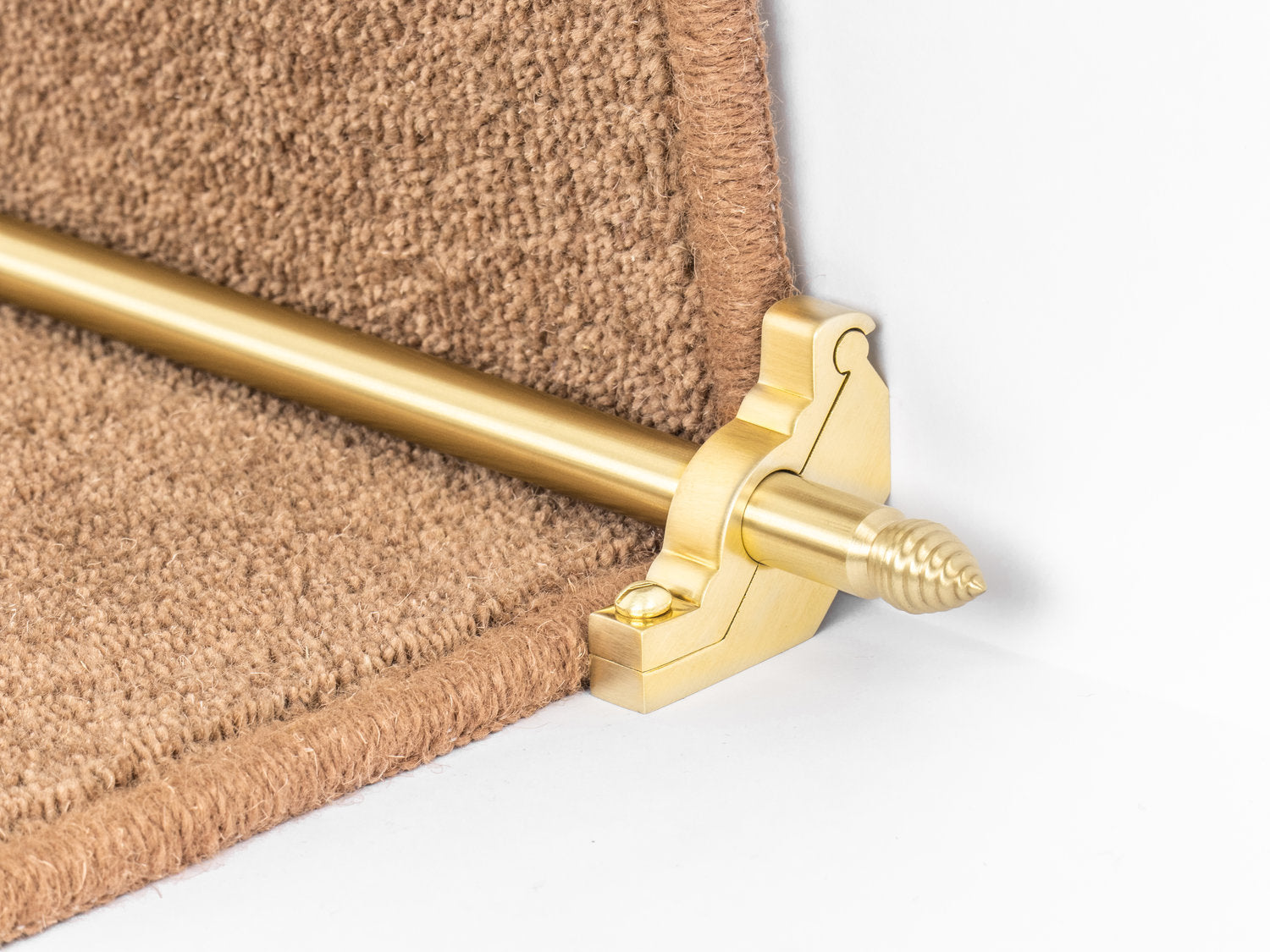 Premier Chatsworth stair rod solid core brass specialist finish